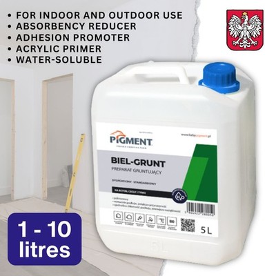 1-10L GRUNDER Acryl Grundierung Allzweck Unterwolle Innen Außenwände