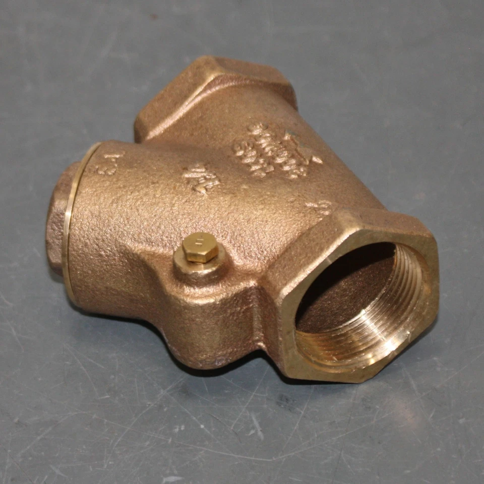 Jomar Check Valve T-511G, Y, 1-1/4" x 1-1/4" NPT, Bronze, 105-306, 300 WOG, 150S - Image 3 of 4