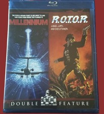 NEW RARE OOP SCREAM MILLENNIUM R.O.T.O.R. ROTOR DOUBLE FEATURE MOVIE BLU RAY