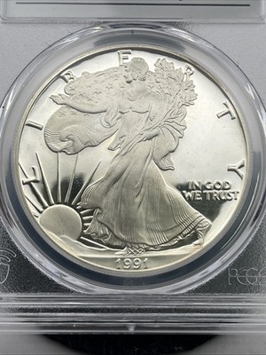 PR69 DCAM 1991-S American Silver Eagle Legacy Ashley Reagan Signed