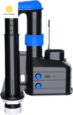 Universal Dual Flush Toilet Syphon Adjustable 7.5" to 9.5" with Internal Overfl