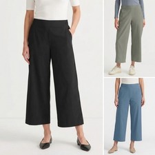 Eddie Bauer Women's Traveler Crop Pant XS-XXL 4-Way Stretch StormRepel UPF 50