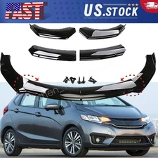 Front Bumper Lip Spoiler Splitter Body Kit Accessories For Honda Fit 2006-2020