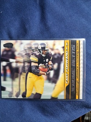 2001 Pacific Invincible - Fast Forward Jerome Bettis #14 /1000 Steelers The Bus