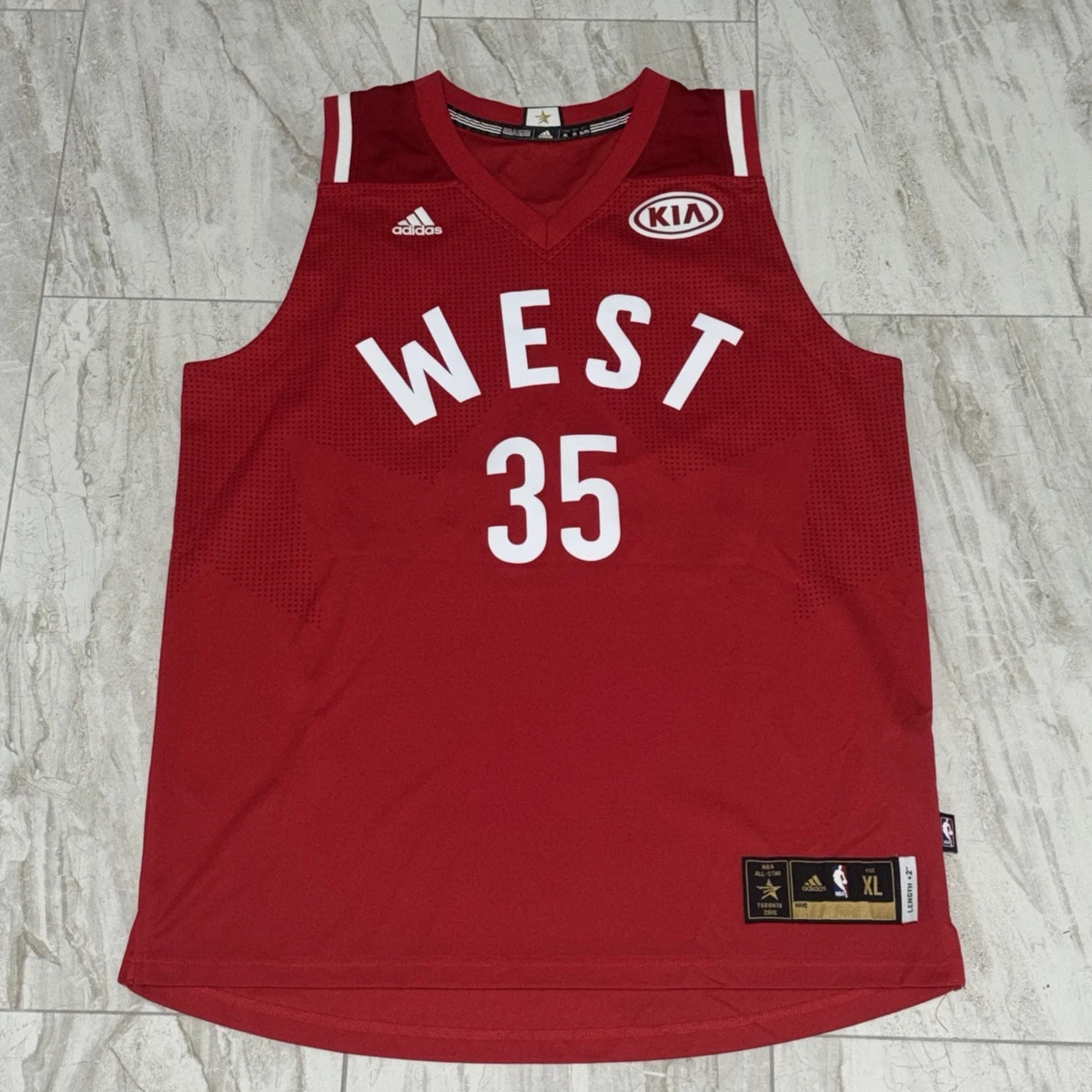 Maillot Kevin Durant NBA All-Star 2016 – Homme, Rouge, Taille L