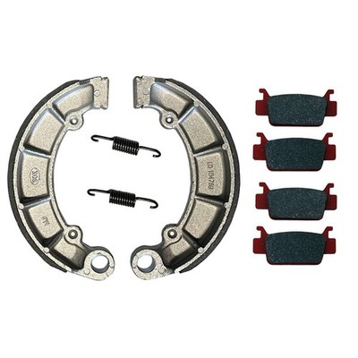 Front Brake Pads & Rear Brake Shoes for Honda Foreman 500 2x4 & 4x4 2005-2011