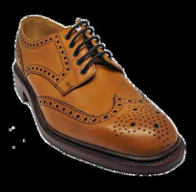 Brogues Loake Chester Dainite Tan Loake Chester Mahogany Leather