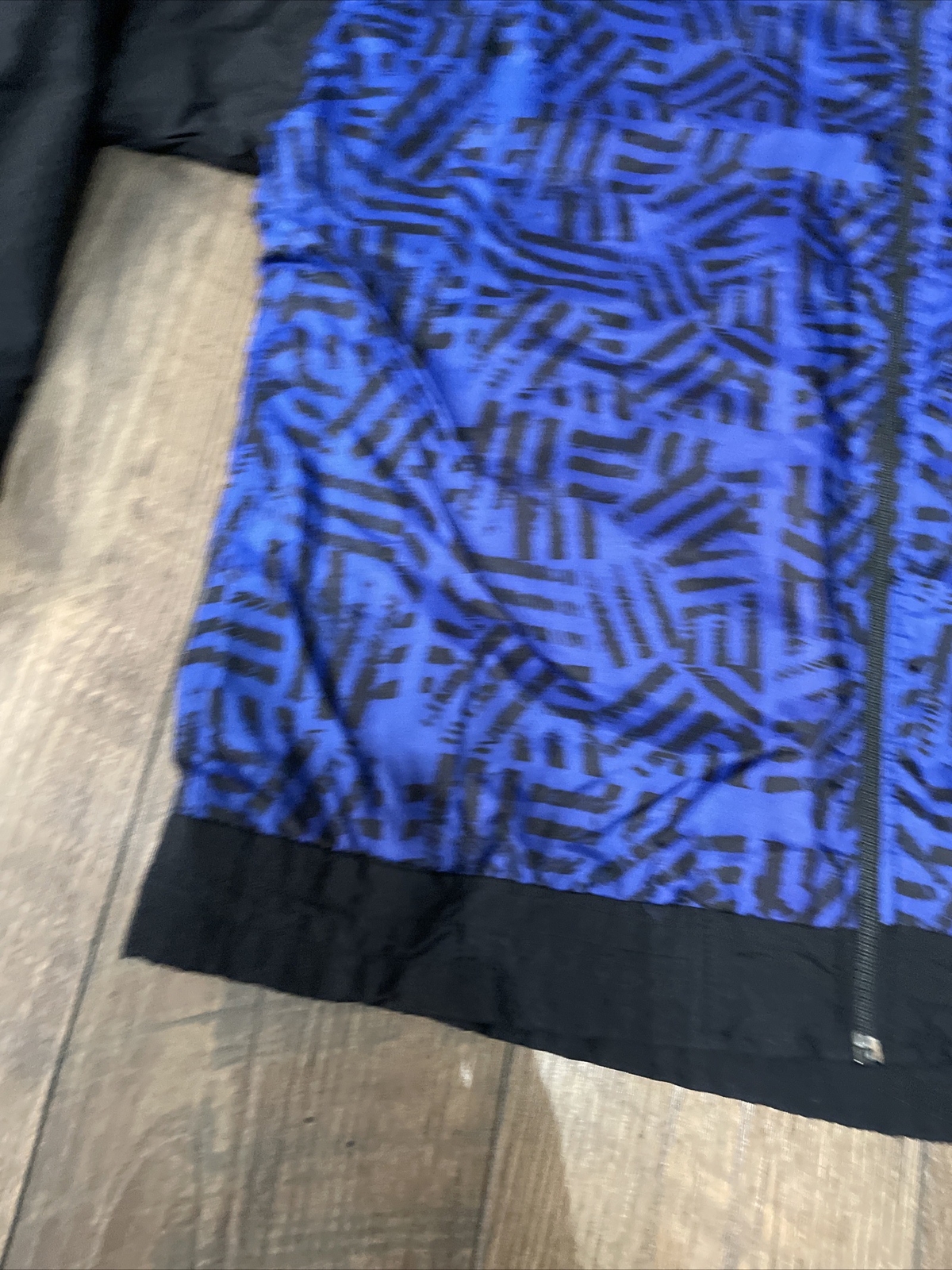 Adidas reversible jacket All Over  print blue Bla… - image 2