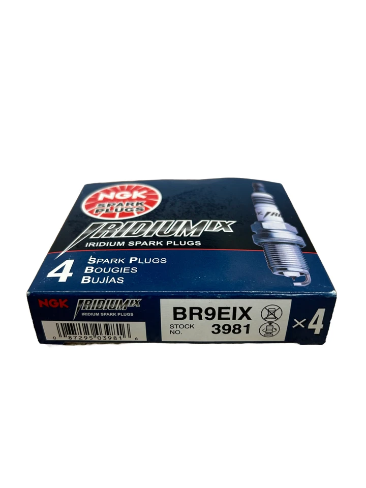 1982-2025 Yamaha YZ125 Iridium NGK Spark Plugs BR9EIX 4 Pack YZ 125 YZ 125X Foto 2 de 4