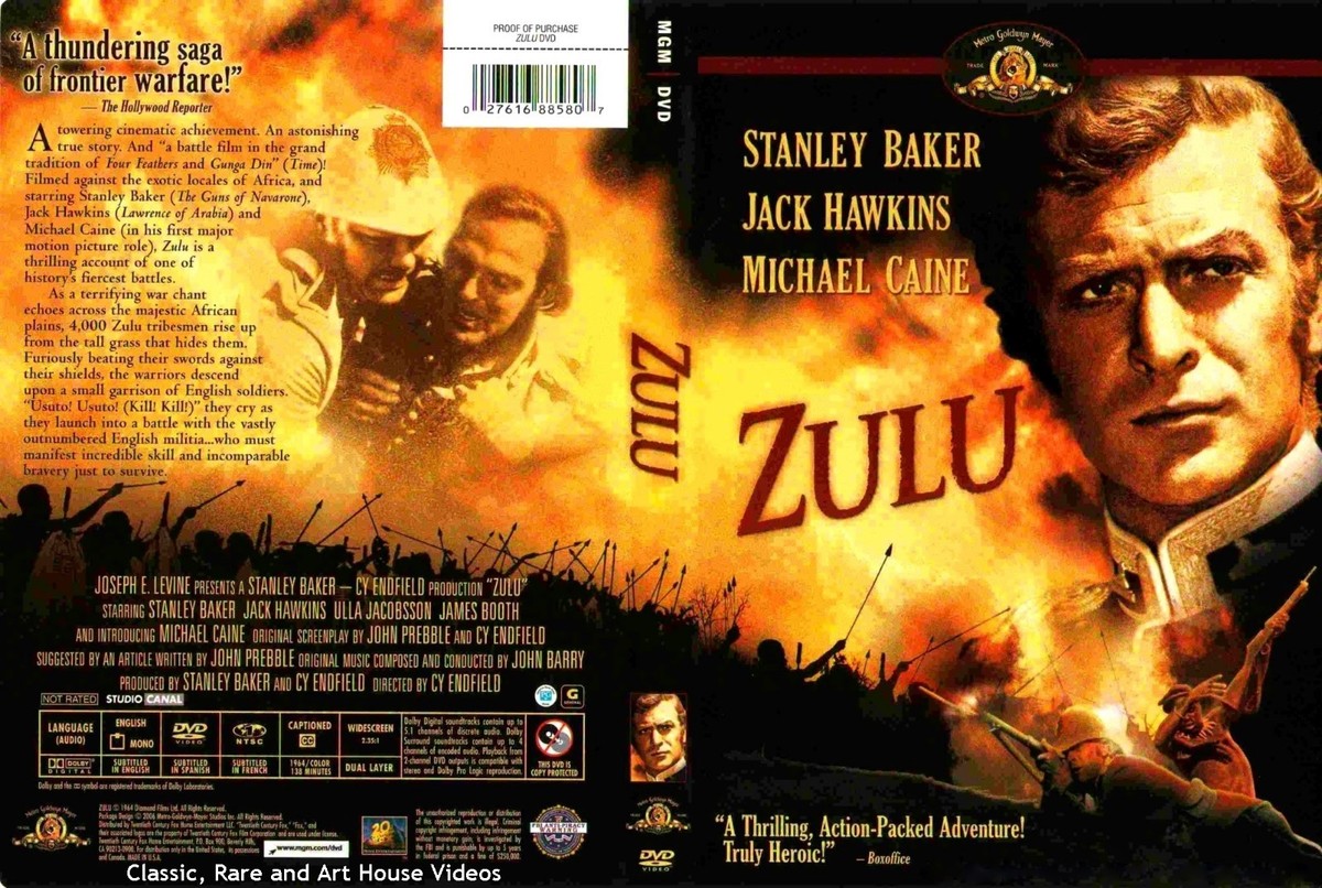 Zulu ~ DVD ~ Stanley Baker, Michael Caine (1964) 27616885807