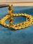 thumbnail 2  - Handmade Dubai Unisex Lotus Tennis Chain Bracelet In 916 Stamped 22K Yellow Gold
