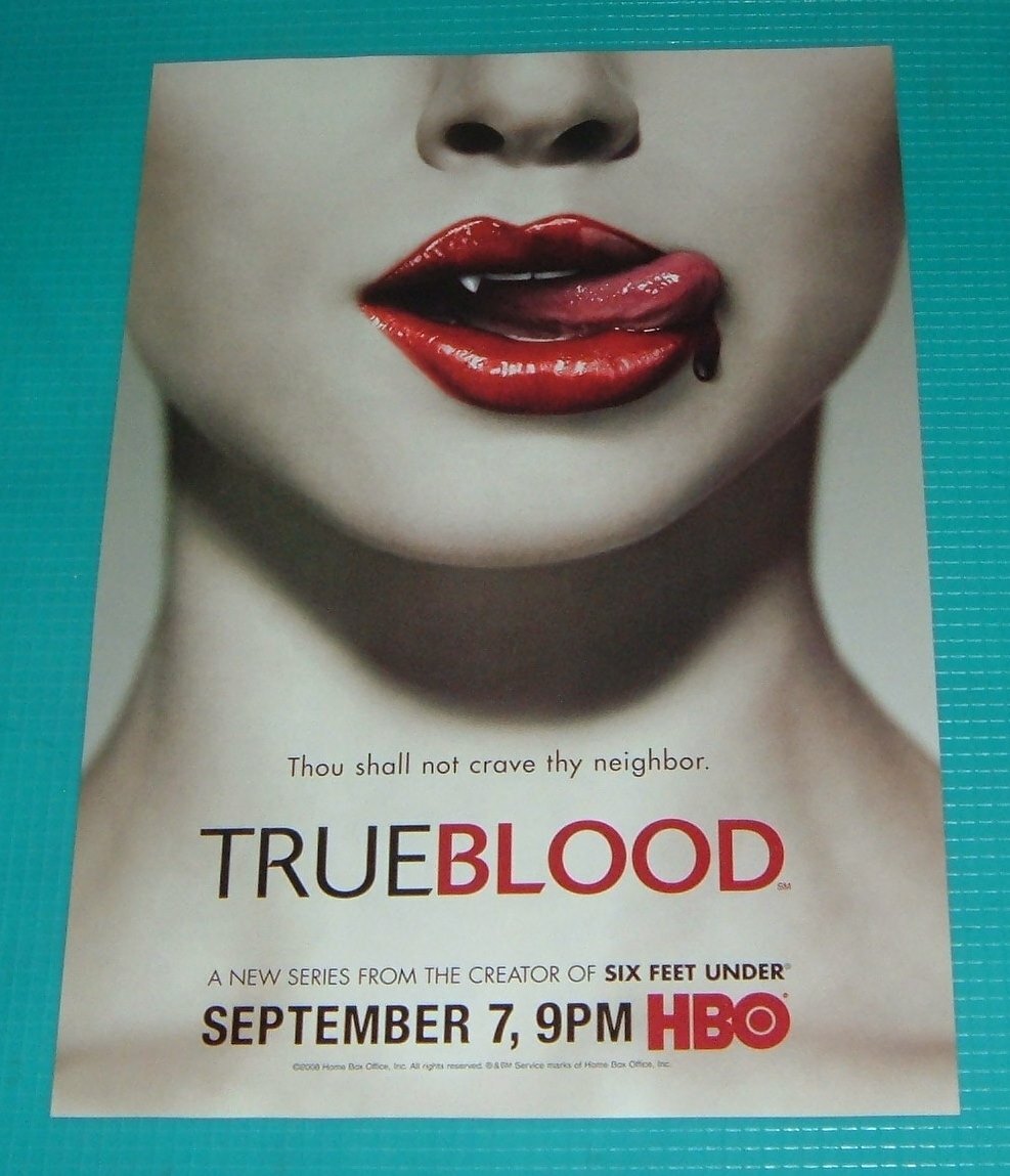 2008 TV AD~TRUE BLOOD HBO SERIES DEBUT Thou Shalt Not Crave Thy