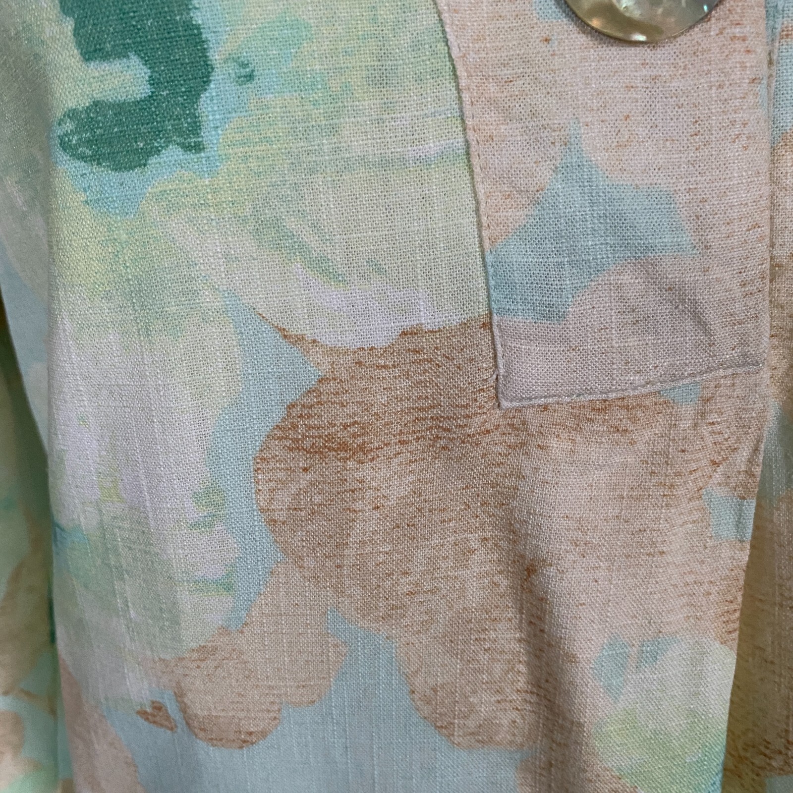 Ruby Rd. long sleeve v-neck pullover multicolored… - image 8