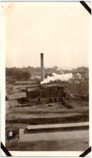 Factory Building & Smokestack in Unknown Location 1920s Antique Photo