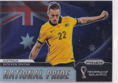 Panini Prizm World Cup Qatar 2022 30 Jackson Irvine National Pride