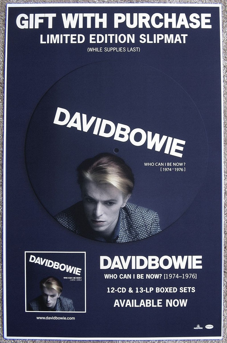 DAVID BOWIE Album POSTER Who Can I Be Now (1974-1976) | eBay