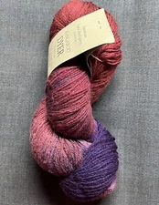 Valley Yarns Hand Dyed Charlemont by Kangaroo Dyer Merino Blend Purple Burgundy
