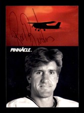 1991-92 Pinnacle- Rod Buskas - On Card Autograph