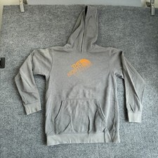 The North Face Hoodie Youth Boys XL 18/20 Gray Pullover Camo Logo Sweatshirt