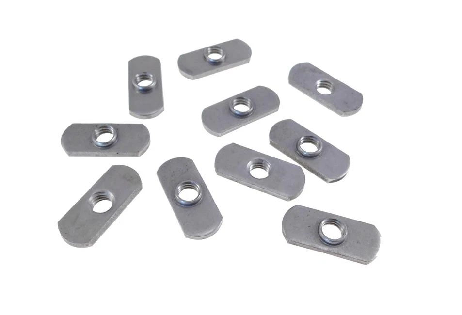BUCKEYE FASTENER 10 Pack 3/8-16 Spot Weld Nuts - Double Tab - ND 3324