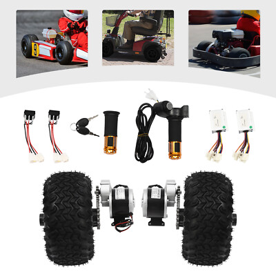 Double Wheel Motor Drive Wheel Conversion Kit For Electric Cart Scooter 24V 250W