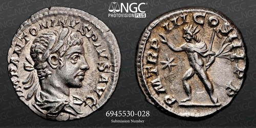 Impero Romano - Eliogabalo - AD 218-222 - Denario Argento - AU - RIC:28 - Foto 5 di 5