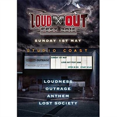 LOUDNESS LOUD OUT FEST OUTRAGE ANTHEM LOST SOCIETY DVD NEW from Japan