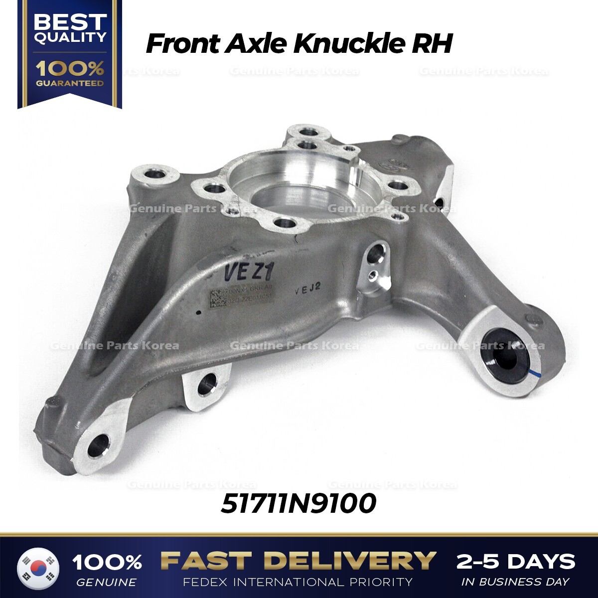 ⭐Genuine⭐ Front Axle Knuckle RH 51711N9100 for Hyundai Tucson