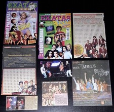 RBD REBELDE LOTE DE REVISTAS RECORTES DE PERIÓDICOS DULCE MARIA ANAHÍ BRASIL RARO