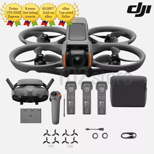 DJI Avata 2 Fly More Combo Camera Drone +RC Motion 3+Goggles 3