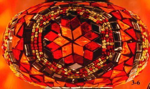 Turkish Moroccan Lamp Replacement Lamp Glass Lampshade Mosaic - Picture 10 of 38