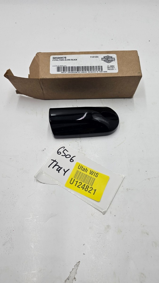 Harley-Davidson 50500876 Footpeg Pass Gloss Black | eBay