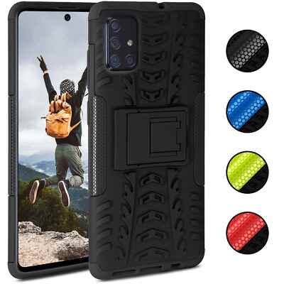 Panzer Hülle für Samsung Galaxy A71 Outdoor Schutzhülle NEU Hard Case Back  Cover
