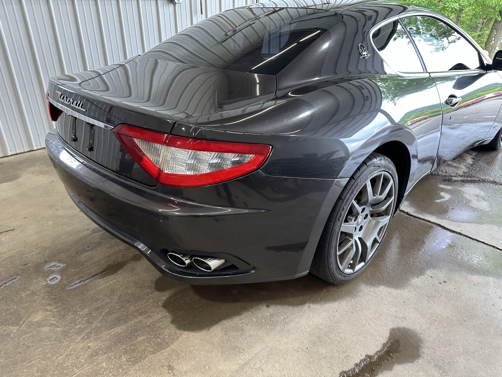 09 MASERATI GRANTURISMO REAR TRUNK DECKLID LIFT GATE GRIGIO GRANITO METALLIC 672