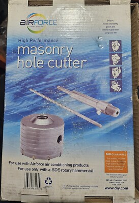 Airforce 90mm High Performance Masonry Hole Cutter B&Q BN Boxed