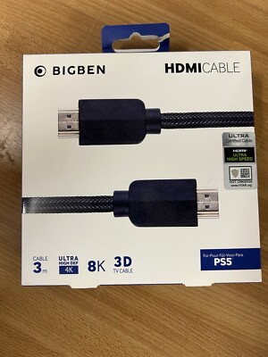 Big Ben HDMI Kabel 3 m für PS5 Neu Originalverpackt 
