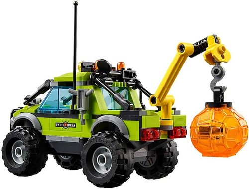 Lego City Town 60121 VOLCANO EXPLORATION TRUCK Detector Driller SUV Lava NEW - Picture 6 of 9