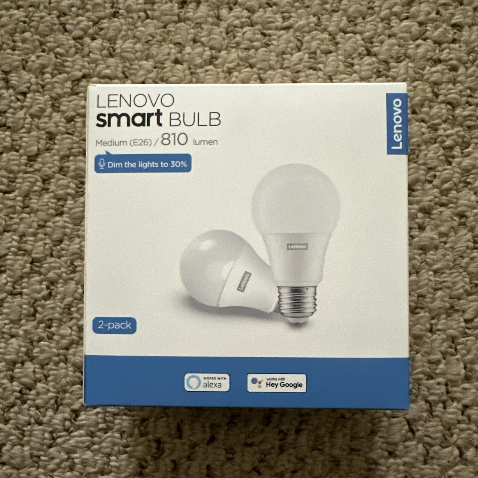 Lenovo Smart Bulb Medium 810 Lumen 2 Pack-image