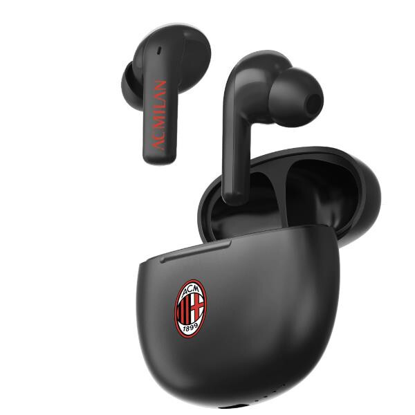 A.C. MILAN EARBUDS AURICOLARI SENZA FILO PRODOTTO UFFICIALE