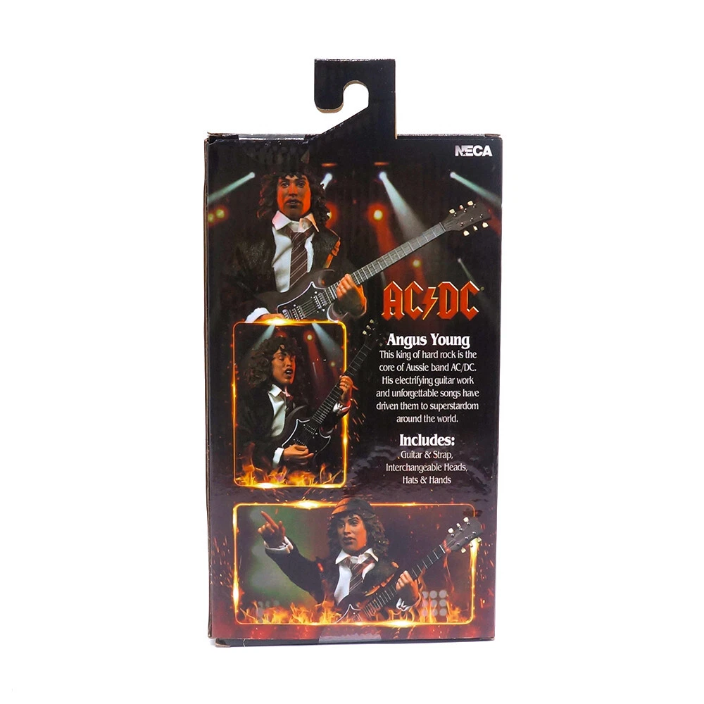FIGURINE ARTICULÉE AC/DC Highway To Hell Angus Young Bon Scott musique