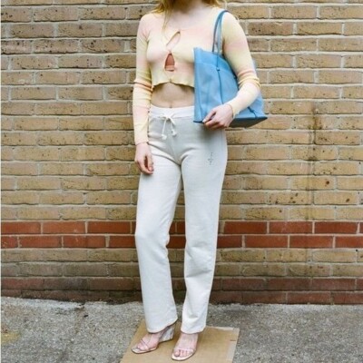 Paloma Wool Crop Top Sauce Cardigan Sz XS