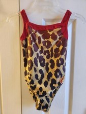 Ozone Nastia Liukin Animal Print Gymnastics/ Dance Leotard Youth Large YL