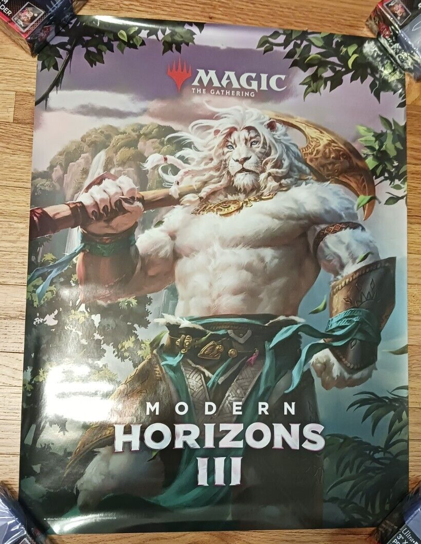MTG Modern Horizons 3 FOIL PROMO POSTER 18x24 Magic the Gathering