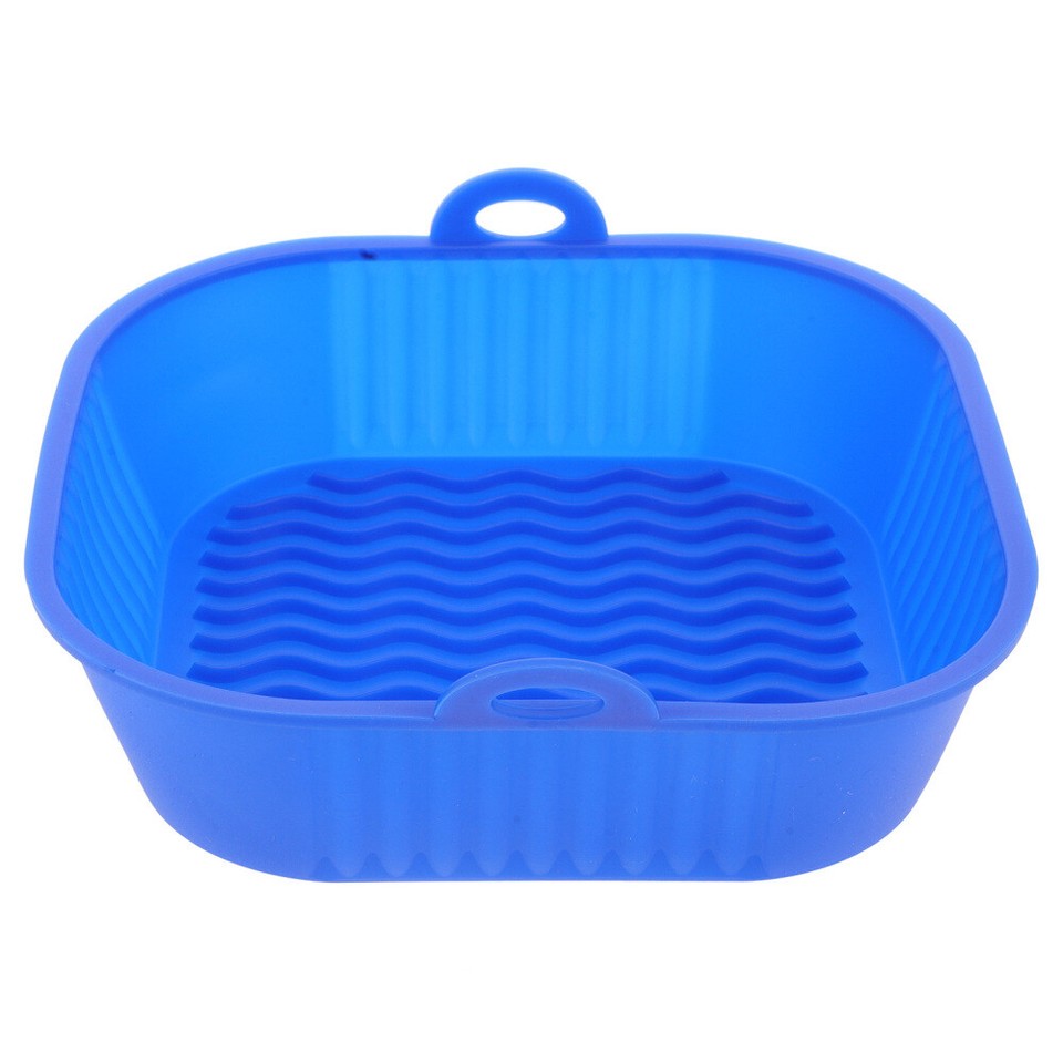 Foldable Silicone Baking Tray for Air Fryer Reusable Air Fryer Double