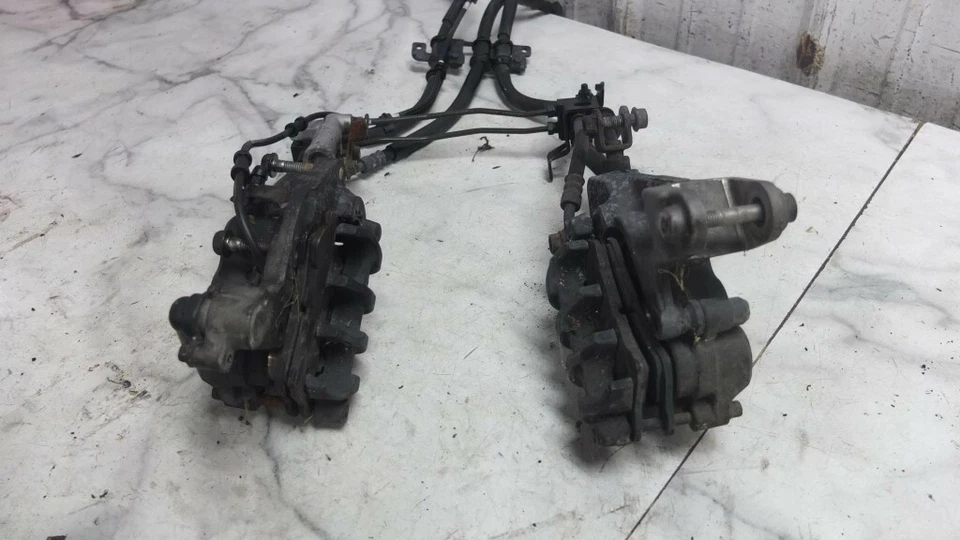 09 Honda ST1300 ST 1300 PA Policía Líneas de Freno Delanteras Pinzas ABS Conjunto  Foto 3 de 4