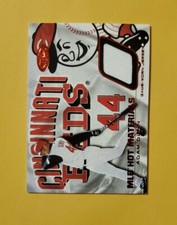 2002 Fleer Hot Prospects Red /50 Hot Materials Adam Dunn #AD2 Jersey SSP 