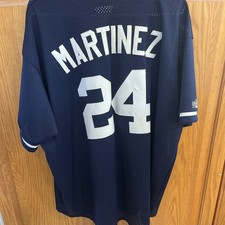 Vintage #24 Tino Martinez Authentic Diamond Majestic XXL New York Yankees USA