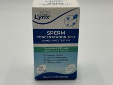Lynx Sperm Concentration Test Kit Male Fertility Home Rapid Test 99 Accurate.