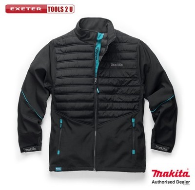 Makita Herren Schildjacke L isoliert Rip-Stop Comfort Flex Fit MK202M-BLK-XL