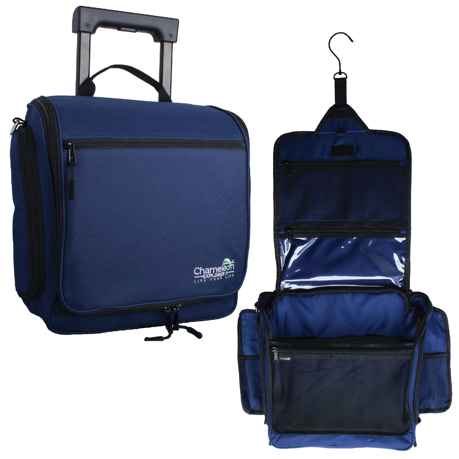 Chameleon Explorer II Large Hanging Toiletry Bag for Travel Essentials
